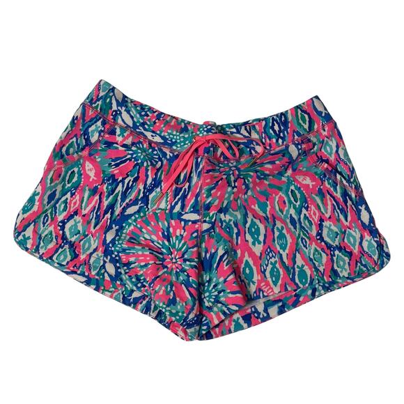 NWT Lily Pulitzer Vina Shorts Tiki Pink Shake it Sup, Size M - Picture 1 of 8